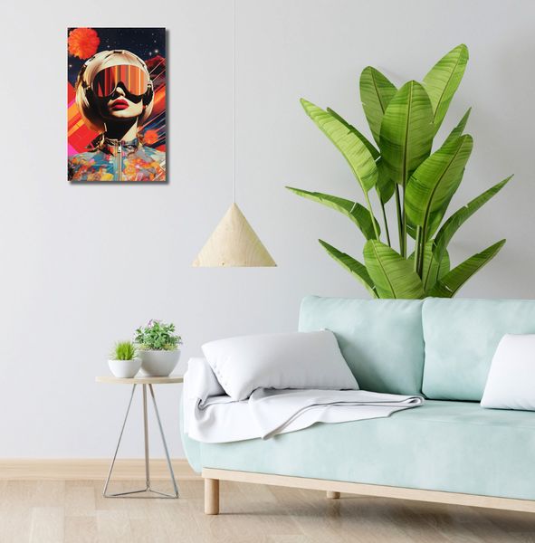 Obraz 30x50cm Retrofuturystyczna Muza zdjęcie 2