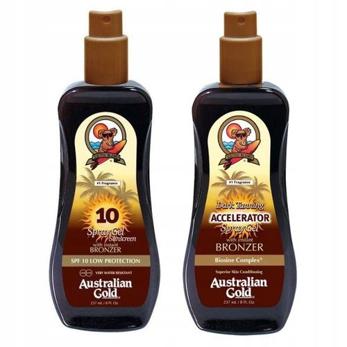 Australian Gold Spray Bronzer SPF10 + Tanning Accelerator Spray na Arena.pl