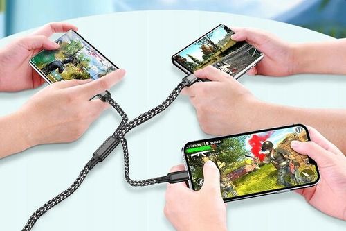 ZESTAW MAŁA MOCNA SZYBKA ŁADOWARKA DO AUTA QC3.0 PD20W Z MOCNYM KABLEM 5W1 na Arena.pl