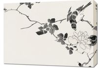 Obraz 70x50cm Pallas’s Blue Robin, Kashu Vintage do Salomu