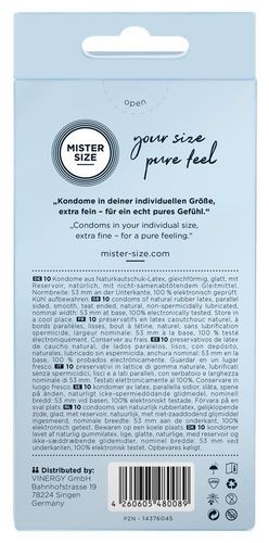 Mister Size 53Mm Pack Of 10 na Arena.pl