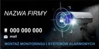 BANER OCZKOWANY reklamowy 100x50 cm różne wzory MONTAŻ MONITORINGU