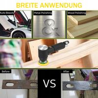 MINI POLERKA PNEUMATYCZNA SZLIFIERKA MIMOŚRODOWA ZESTAW POLEREK 25/50/75MM