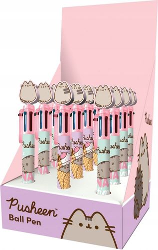 Długopis Automatyczny Wielokolorowy 6 Kol Pusheen na Arena.pl