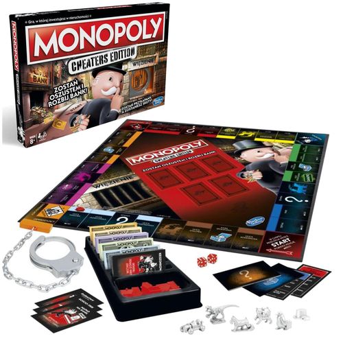 HASBRO Monopoly Cheaters Zostań oszustem E1871 na Arena.pl