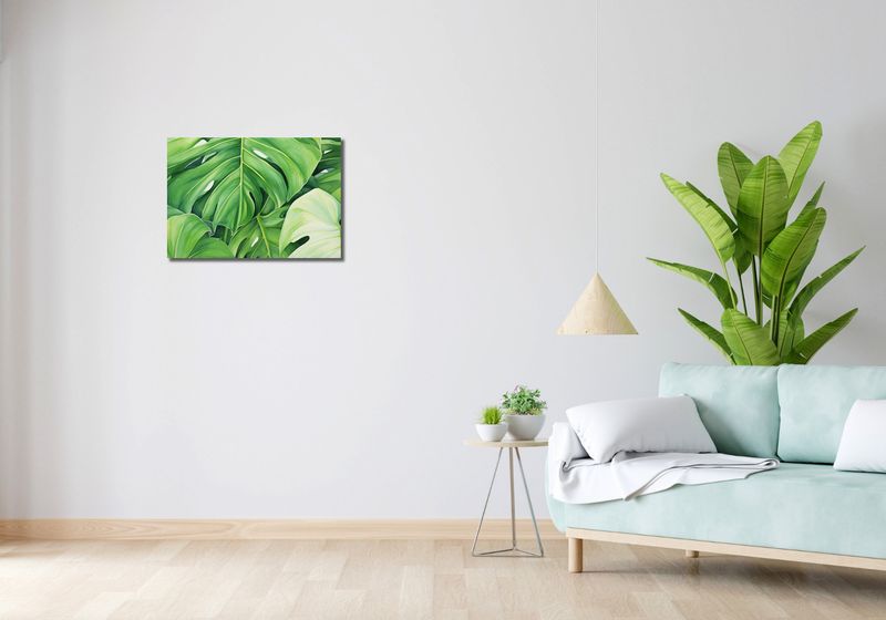 Obraz 60x40cm Tajemnice Liści zdjęcie 2