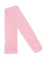 Rajstopy dziecięce mikrofibra różowe brokatowe kropki 40 DEN 140-146