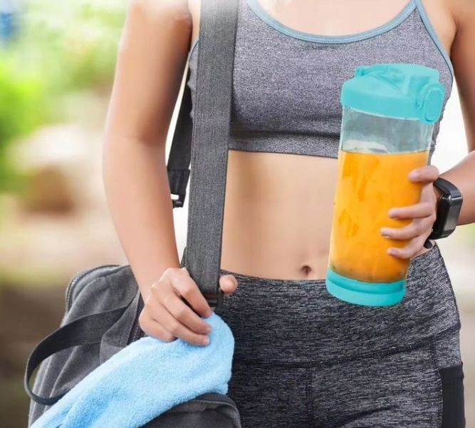 BLENDER SHAKER TURYSTYCZNY DIODY LED USB-C AKUMULATOR 600ML BEZPRZEWODOWY zdjęcie 14