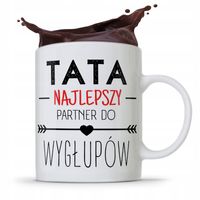 Kubek Na Dzień Ojca Dla Taty Najlepszy Partner Z Nadrukiem Ze Zdjęciem