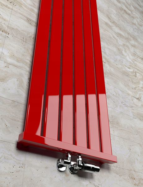 Grzejnik dekoracyjny LOTUS 140x30 CZERWONY zdjęcie 8