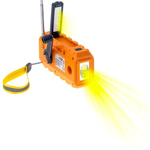 Adler | Portable radio with flashlight | AD 1197 | Alarm function na Arena.pl