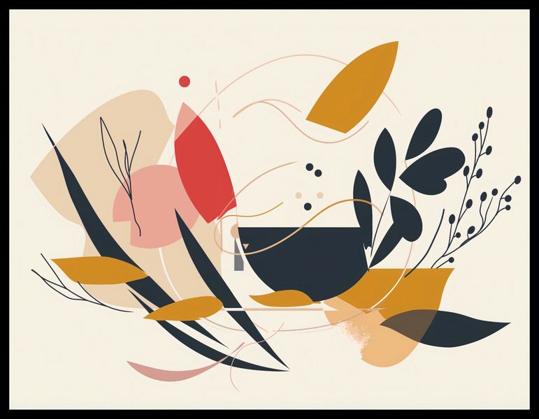 Plakat 65x50cm Porywista Flora zdjęcie 2