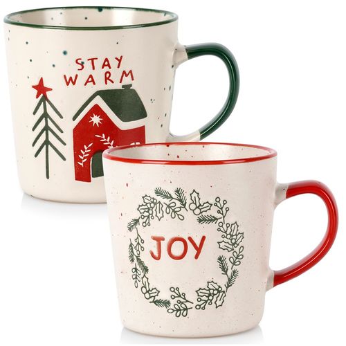 2x Kubek Świąteczny Kubki do Kawy Herbaty Prezent Święta Boże Narodzenie na Arena.pl