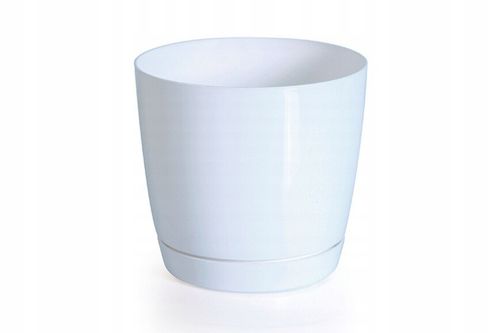 Doniczka Donica Coubi z podstawkiem DUOP120 Biała na Arena.pl