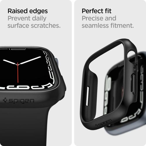 spigen thin fit apple watch 7 / 8 / 9 (45 mm) black na Arena.pl