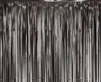 Kurtyna imprezowa matowa czarna, 100x200 cm