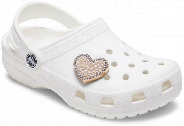 Przypinka Crocs Jibbitz Pin Do Butów Pearl Cluster Heart zdjęcie 2