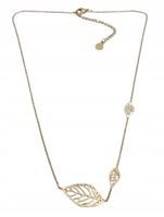 Naszyjnik celebrytka Listki kolor złoty