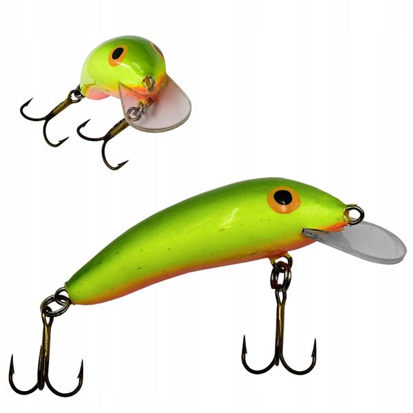 WOBLER PŁYWAJĄCY RĘCZNIE ROBIONY 4 cm/2,5 g PL zdjęcie 5