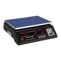 waga sklepowa handlowa cenowa czarna 30kg / 2g