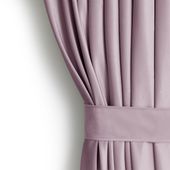 Zasłona Velvet na przelotkach 140x270 1szt. Różowa AmeliaHome