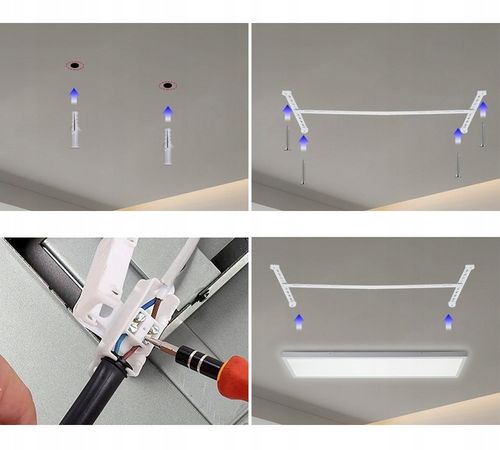 Panel LED Lampa Sufitowa Plafon Natynkowy 30x120 cm 50W 5250lm PREMIUM na Arena.pl