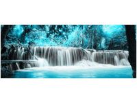 100X40CM WODOSPAD OBRAZ DREWNO