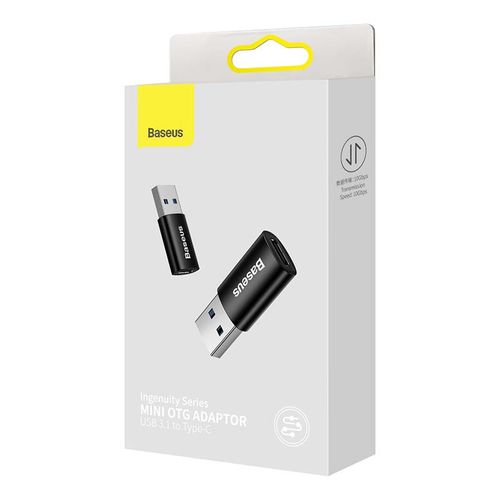 Adapter USB-A do USB-C Baseus Ingenuity OTG (czarny) na Arena.pl