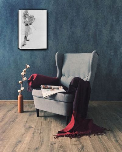 Dancer with a Fan, Edgar Degas - obraz na płótnie 20x30 cm na Arena.pl