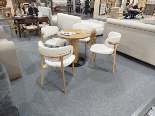 STÓŁ DREWNIANY 4-OSOBOWY OKRĄGŁY FIDJI na Arena.pl