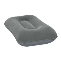 poduszka dmuchana welurowa 42 x 26 cm bestway 67121 szary