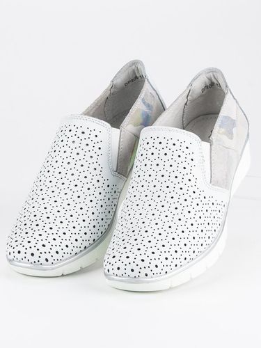 BIAŁE PÓŁBUTY SLIP ON Rozmiar - 39 na Arena.pl