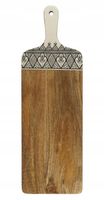 Deska do serwowania BOHO ART 58 cm drewniana dekoracyjna prostokątna