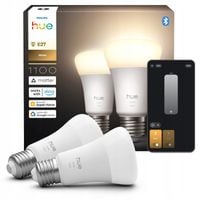 Inteligentna żarówka LED Philips Hue White A60 E27 9,5W 1100 lm 2 sztuki