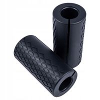 FAT GRIPS nakładki uchwyty na sztangę hantle gryf 2 szt. CZARNY