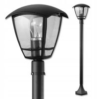 Lampa LED Ogrodowa stojąca zewnętrzna lampion E27
