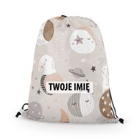 WORKO-PLECAK DZIECIĘCY z Twoim imieniem Króliczki w kosmosie 137