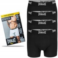 Bokserki Męskie Sportowe EVERLAST Dopasowane Majtki z Bawełny 4-PAK -