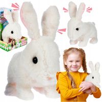 KRÓLIK PLUSZOWY SKACZE WYDAJE ODGŁOSY ZAJĄCZEK KRÓLICZEK INTERAKTYWNY