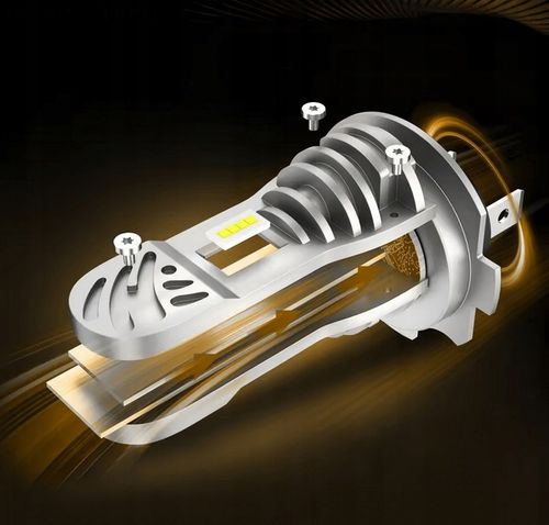 Żarówki LED H7 komplet Mocne 14000 LM 6000K LED 1:1 80W Canbus +1000% na Arena.pl