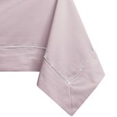 Obrus bawełniany mankiet i lamówka PURE 150X550 Pudrowy Róż DecoKing