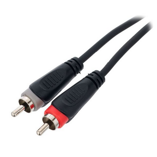 Kabel przewód audio sygnałowy 2x RCA Cinch Stereo 1 m Cordial EU 1 CC na Arena.pl