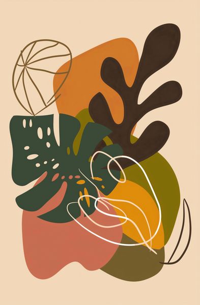 Plakat 56,6x86,4cm Leśna Kompozycja zdjęcie 1
