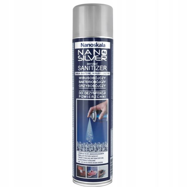 Nano Silver Sanitizer dezynfekcja srebrem 500ml zdjęcie 1