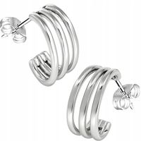 KOLCZYKI SREBRNE 925 DAMSKIE NA SZTYFCIE PONADCZASOWE NA PREZENT + GRATIS