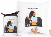 Zestaw Poduszka + Kubek Prezent Dla Barmana Z Nadrukiem Ze Zdjęciem