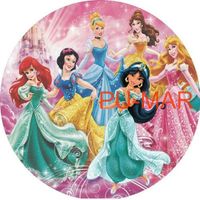 Opłatek na tort Księżniczka Śnieżka Aurora Zosia Bella Kopciuszek Arielka