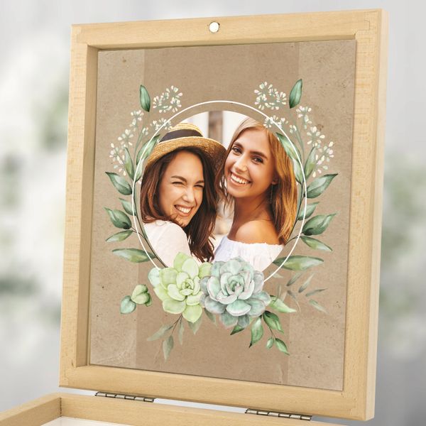 Podziękowanie prezent dla świadkowej na ślub wesele ZDJĘCIE + GRAWER zdjęcie 3