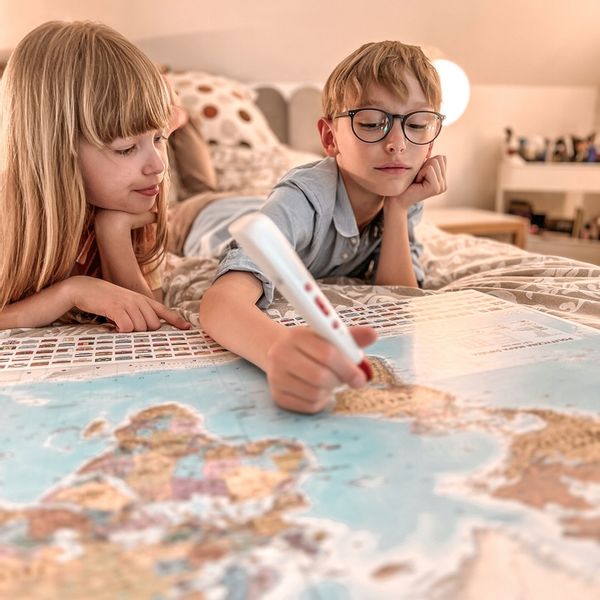 INTERAKTYWNA MAPA ŚWIATA Z PENEM / PIÓREM MUNDIMAP GRY EDUKACJA ARTGLOB zdjęcie 12