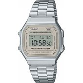 Zegarek Unisex Casio VINTAGE ICONIC Beżowy Srebrzysty (Ø 36 mm) (Ø 39 mm)